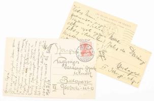 cca 1910-20 Darányi Gyula ügyvédnek (1862-1931), Darányi Kálmán későbbi miniszterelnök rokonának ált...