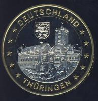 Németország DN "A Szövetségi Köztársaság államai - Türingia" bicolor emlékérem T:BU Csak 5000db!