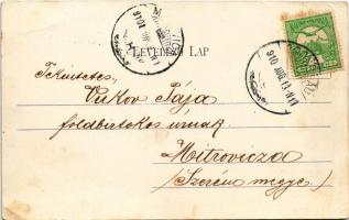 1910 Csongrád, Központi iskola. Szilber János kiadása (EB)