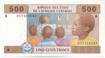 Közép-Afrikai Államok / Gabon 2002. 500Fr A T:UNC Central African States / Gabon 2002. 500 Francs A C:UNC Krause P#406Aa