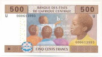 Közép-Afrikai Államok / Kamerun 2002. 500Fr U T:UNC Central African States / Cameroon 2002. 500 Francs U C:UNC Krause P# 206Ua