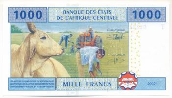 Közép-Afrikai Államok / Kongó 2002. 1000Fr "T" T:UNC
Central African States / Congo 2002....