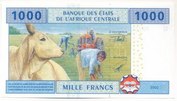 Közép-Afrikai Államok / Kamerun 2002. 1000Fr "U" T:UNC
Central African States / Cameroon ...