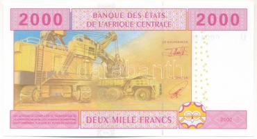 Közép-Afrikai Államok / Kamerun 2002. 2000Fr "U" T:UNC
Central African States / Cameroon ...
