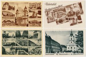 Szatmárnémeti, Satu Mare; - 10 db RÉGI város képeslap / 10 pre-1945 town-view postcards
