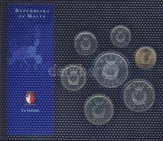 Málta 1995-2001. 1c-1L 7klf db, kereskedői szettben T:1