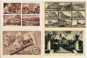 Beregszász, Beregovo, Berehove; - 10 db RÉGI város képeslap / 10 pre-1945 town-view postcards