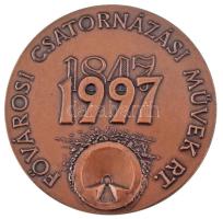 Csíkszentmihályi Róbert (1940-2021) 1997. "150 éves a Fővárosi Csatornaszolgáltatás / Fővárosi ...