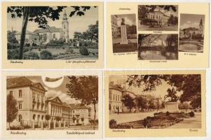 Jászberény - 10 db RÉGI város képeslap / 10 pre-1945 town-view postcards