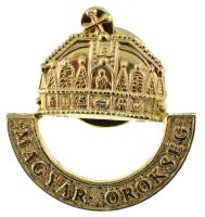 DN "Magyar örökség" aranyozott, modern fém jelvény (23x22mm) T:UNC