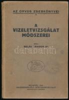 Belák Sándor: A vizeletvizsgálat módszerei. Az orvos zsebkönyvei II. köt. Bp., 1915., Eggenberger, 89+7 p. Kiadói kartonált papírkötés, sérült gerinccel, kissé kopott borítóval.   Dr. Heckenast Gusztáv orvos (nem a történész) névbélyegzésével.