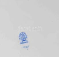 Herendi Apponyi zöld mintás 46 darabos szervírozó és asztali készlet. Jelzett, zömmel hibátlan, 3 sé...