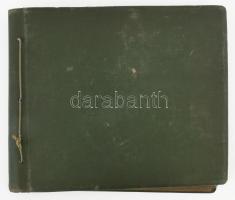 1935-1937 Családi fotóalbum, benne utazási képek (közte Erdély, Békás-szoros, Oltár-kő; Fertőrákosi ...