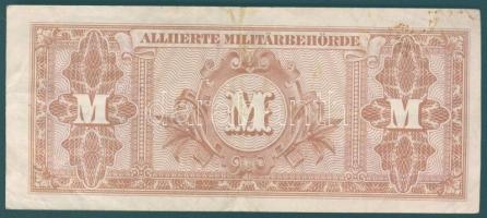 Német 3. Birodalom / szövetséges megszállás alatt 1944. 20M USA-nyomat kilencjegyű sorszámmal T:III