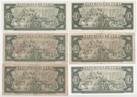 Kuba 1968-1988. 1P (6xklf) T:AU-VG
Cuba 1968-1988. 1 Peso (6xdiff) C:AU-VG
Krause P#102