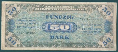 Német 3. Birodalom / szövetséges megszállás alatt 1944. 20M USA-nyomat kilencjegyű sorszámmal T:III