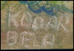 Kádár Béla jelzéssel: Csendélet. Pasztell, papír. 30,5x21,5 cm