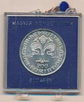 1978. 200Ft Ag "Első magyar aranyforint" plombált MNB tokban T:BU kis patina Adamo EM56