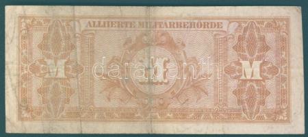 Német 3. Birodalom / szövetséges megszállás alatt 1944. 20M USA-nyomat kilencjegyű sorszámmal T:III