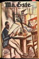 1925 Ma Este. Képes heti revü. III. évf. 34-40. sz. Korabeli egészvászon kötésben, a többek közt Sch...