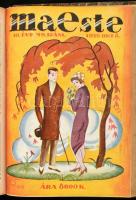 1925 Ma Este. Képes heti revü. III. évf. 34-40. sz. Korabeli egészvászon kötésben, a többek közt Sch...