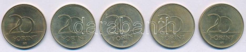 2003. 20Ft "Deák" (5x) T:AU,XF Adamo FOEM2