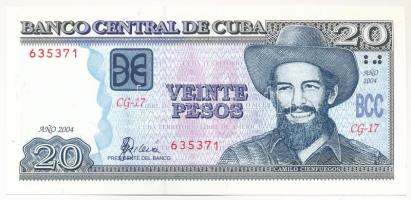 Kuba 2004. 20P T:UNC Cuba 2004. 20 Pesos C:UNC Krause P#122a