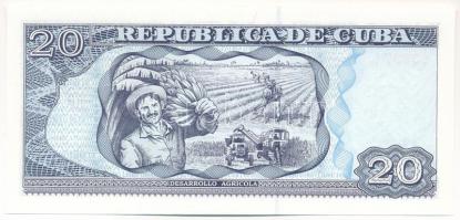 Kuba 2004. 20P T:UNC
Cuba 2004. 20 Pesos C:UNC
Krause P#122a