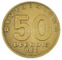 NDK 1950A 50pf Al-bronz T:XF GDR 1950A 50 Pfennig Al-bronze C:XF Krause KM#4