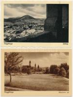 Nagybánya, Baia Mare; - 2 db RÉGI város képeslap / 2 pre-1945 town-view postcards