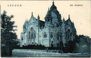 Szeged, Izraelita templom, zsinagóga (ragasztónyom / glue marks)