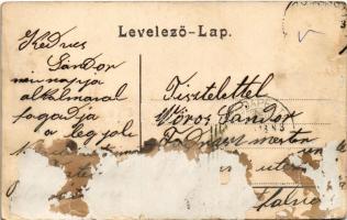 Székesfehérvár, Sas utca (ragasztónyom / gluemark)