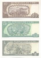 Kuba 1997. 5P + 10P + 2003. 1P T:UNC,AU
Cuba 1997. 5 Pesos + 10 Pesos + 2003. 1 Peso C:UNC,AU