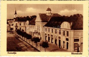 Tornalja, Tornallya, Safárikovo, Tornala; Városháza, utca részlet, Halászi üzlete / town hall, street view, shop