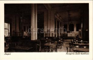 Szeged, Hungária szálloda kávéháza, belső