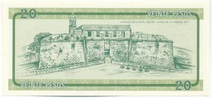Kuba DN (1985.) 20P "B" deviza tanúsítvány T:UNC
Cuba ND (1985.) 20 Pesos "B" F...