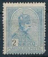 1913 Turul 2K (38.000) (szakadt, sarokhiba, rövid fogak / torn, corner fault, short perfs.)