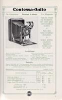 A stuttgarti Contessa Camera-Werke G. m. b. H. fényképezőgép-gyártó vállalkozás 1913/14. évi német n...