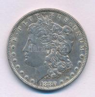 Amerikai Egyesült Államok 1880S 1$ Ag Morgan T:VF USA 1880S Morgan Dollar Ag C:VF Krause KM#110