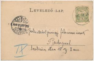 1902 Temesfüves, Fibis; nép a táncnál, néptánc. Ehrenfeld Mór kiadása / folk dance (EK)