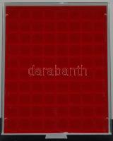 Lindner éremtartó tálca, 80 férőhellyel, 24x24mm