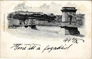 1899 (Vorläufer) Budapest, Lánchíd (fl)