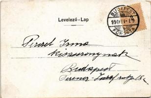 1899 (Vorläufer) Budapest, Lánchíd (fl)