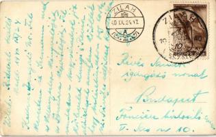 1940 Zilah, Zalau; Wesselényi szobor, gyógyszertár / statue, monument, pharmacy. photo + "1940 ...