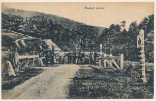 Bodzai-szoros, Buzau Pass; Magyar-román határ. Bogdán Sándor kiadása / Hungarian-Romanian border (fl)