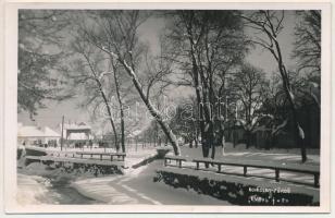 Kovászna-fürdő, Baile Covasna; tél. Turul Foto, Hadnagy Bazár kiadása / winter. photo (fl)