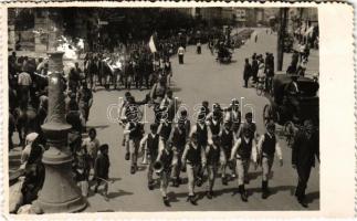 1940 Kolozsvár, Cluj; bevonulás / entry of the Hungarian troops. photo (felszíni sérülés / surface damage)