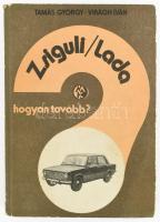 Tamás György - Virágh Iván: Zsiguli/Lada. Hogyan tovább? Bp., 1984, Műszaki Könyvkiadó. Fekete-fehér képekkel, ábrákkal illusztrálva. Kiadói kartonált papírkötés, kissé sérült borítóval.