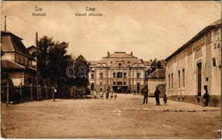 1922 Csap, Cop, Chop; Nádrazí / vasútállomás / railway station (EK)