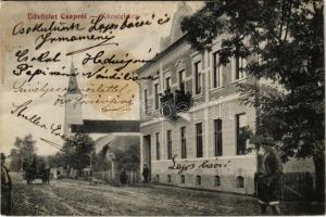 1912 Csap, Cop, Chop; Községháza / town hall (fl)